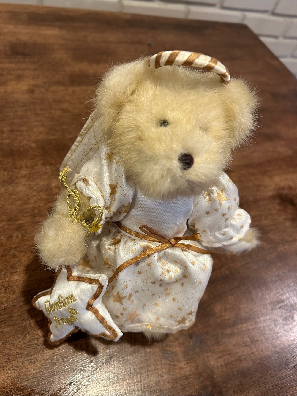 Boyds Bear Vintage Angel Guardachild,  plush collectible toy with stand